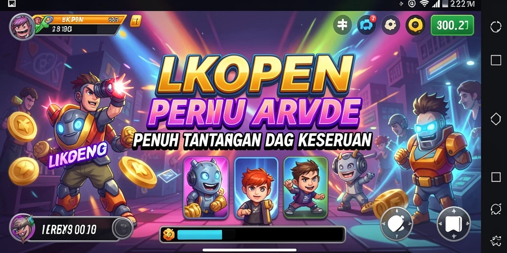 Tangkapan layar gameplay LKOPEN yang menampilkan aksi seru dan grafis yang menarik.